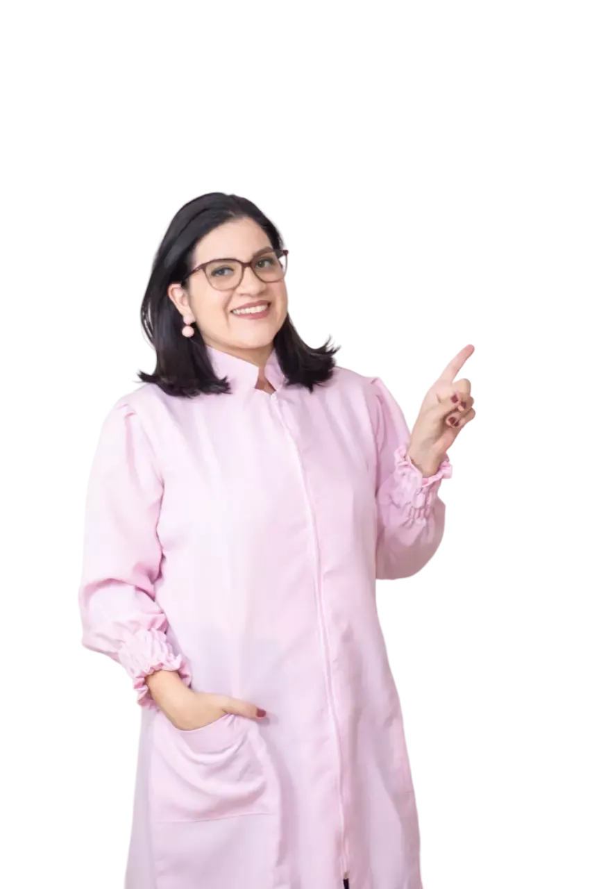 Tamires Alencar no consultório